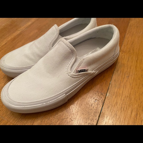 Vans Pro white slip on sneakers  M5, W6.5 unisex - Picture 12 of 16
